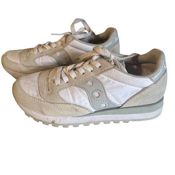 Saucony white and cream sneakers size 5 - Picture 1 of 5